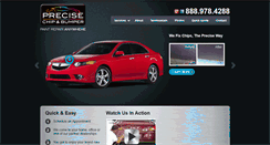 Desktop Screenshot of precisechipandbumper.com